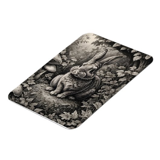 Sonne in einem Pilzgarten Magnet (Linke Seite)