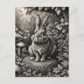 Sonne in einem Pilzgarten Postkarte (Vorderseite)