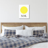SONNE LEINWANDDRUCK (Insitu (Schlafzimmer))