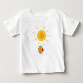 Sonne malen baby t-shirt (Vorderseite)