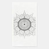 Sonne-Mandala 1 Serviette (Vorderseite)