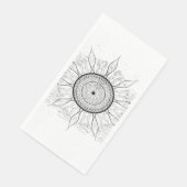Sonne-Mandala 1 Serviette (Ecke)