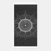 Sonne-Mandala 2 Serviette (Vorderseite)