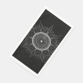 Sonne-Mandala 2 Serviette (Ecke)