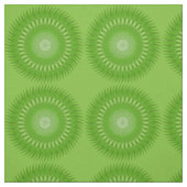Sonne Mandala grün Stoff (Muster)
