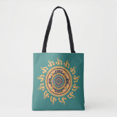 Sonne Mandala Tasche (Vorderseite)