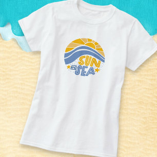 Sonne, Meer und Sommerstrand T-Shirt
