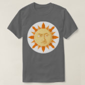 Sonne mit Gesicht T-Shirt (Design vorne)