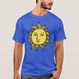 Sonne mit Gesichtsausdruck Retro Magic Vintag Hexe T-Shirt
