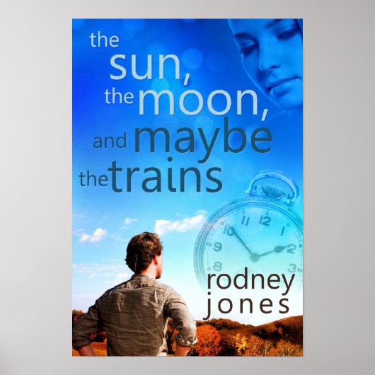 Sonne, Mond, Bahnposter Poster (Vorne)