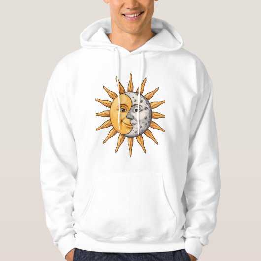 Sonne & Mond Hoodie (Vorderseite)