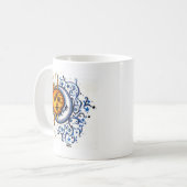 SONNE-MOND-KUNST-ENTWURF KAFFEETASSE (Vorderseite Links)