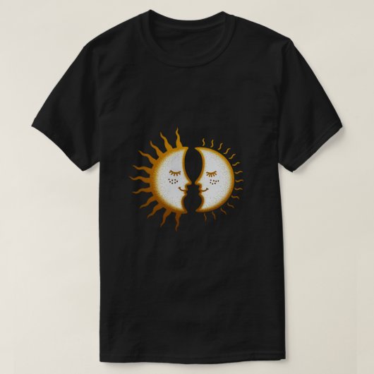 Sonne Mond Liebe T-Shirt (Design vorne)