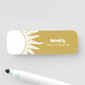 Sonne & Mond Namensschild (Beispiel)