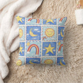Sonne, Mond, Stern und Regenbogen Kissen (Decke)