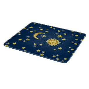 Sonne, Mond und Stars 🌞 🌛 ⭐ Schneidebrett