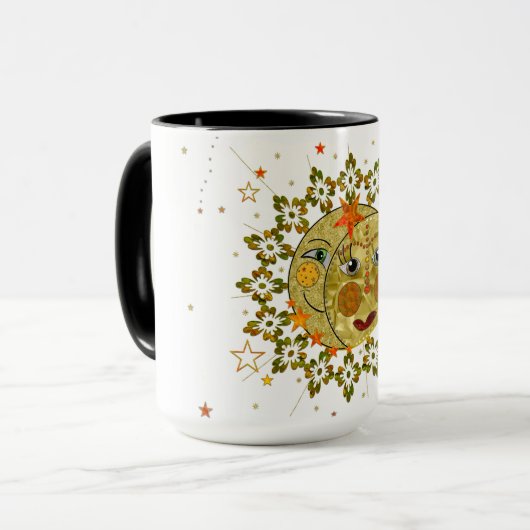 SONNE-MOND UND STERN-TASSE TASSE (Vorderseite Links)