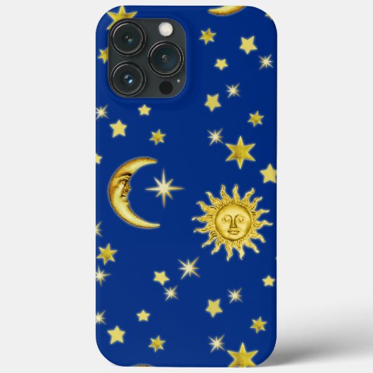Sonne, Mond und Sterne Case-Mate iPhone Hülle (Rückseite)