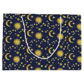 Sonne, Mond und Sterne Große Geschenktüte (Rückseite)