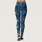 Sonne, Mond und Sterne Leggings (Rückseite)