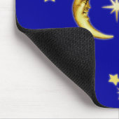 Sonne, Mond und Sterne Mousepad (Ecke)