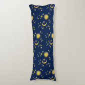 Sonne, Mond und Sterne 🌞 🌛 ⭐ Seitenschläferkissen (Vorderseite Vertikal)