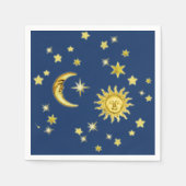 Sonne, Mond und Sterne Serviette (Vorderseite)