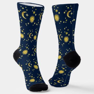 Sonne, Mond und Sterne 🌞 🌛 ⭐ Socken