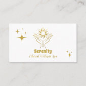 Sonne & Mond Visitenkarte (Vorderseite)