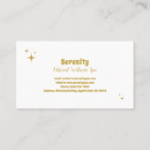 Sonne & Mond Visitenkarte (Rückseite)