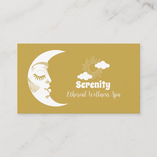 Sonne & Mond Visitenkarte (Vorderseite)