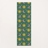 Sonne Mond Yogamatte (Vorderseite)