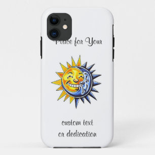 Sonne-Mondgesicht des coolen Case-Mate iPhone Hülle