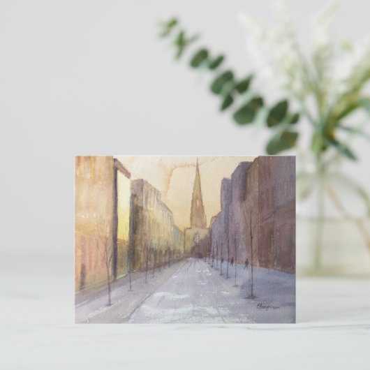 SONNE MORGEN, POSTKARTE (Stehend Vorderseite)