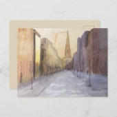 SONNE MORGEN, POSTKARTE (Vorne/Hinten)