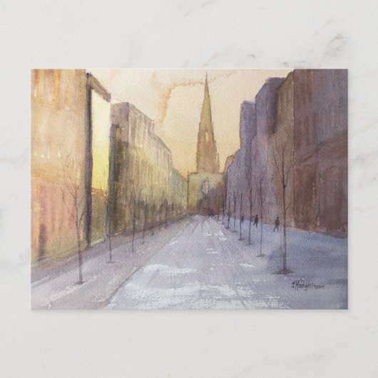 SONNE MORGEN, POSTKARTE (Vorderseite)