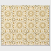 Sonne Muster Geschenkpapier (Flach)
