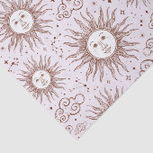 Sonne-Muster Seidenpapier (Detail)