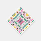 Sonne Muster whimsical Serviette (Ecke)