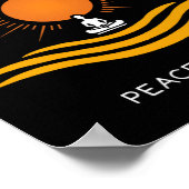 Sonne Oben Frieden Innerhalb Yoga Ruhe _1 Poster (Ecke)