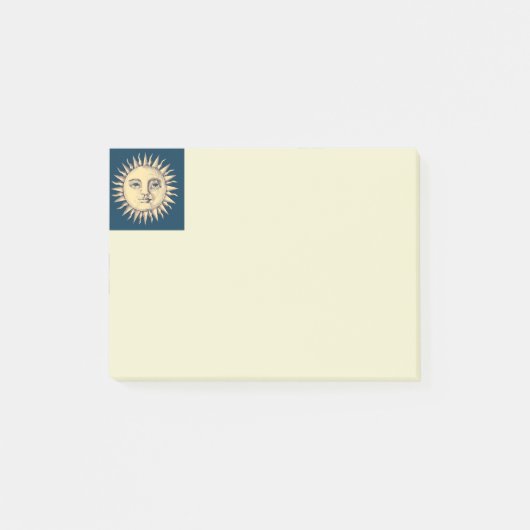 Sonne Post-it Klebezettel (Vorderseite)