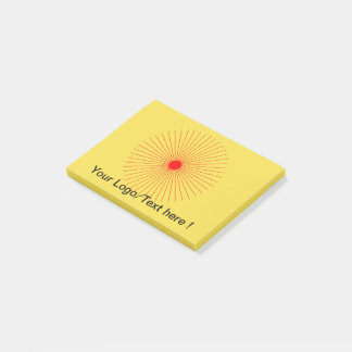 Sonne Post-it Klebezettel