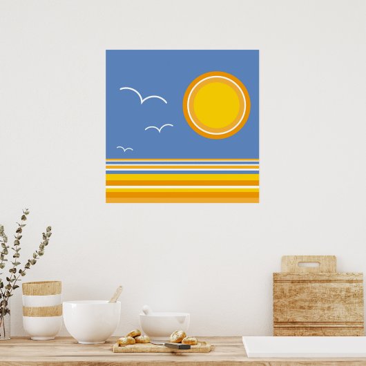 Sonne Poster (Küche)