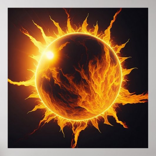 Sonne Poster (Vorne)