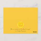 Sonne! Postkarte (Rückseite)