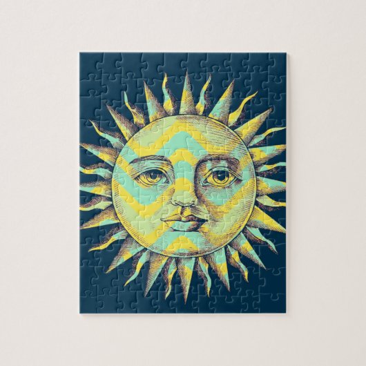 Sonne Puzzle (Vertikal)