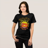 Sonne raus 2443 Tri-Blend shirt (Vorderseite voll)