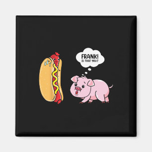 Sonne raus, Hot Dog Brötchen raus Lustige Wurst Bb Magnet