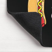 Sonne raus, Hot Dog Brötchen raus Lustige Wurst Bb Mousepad (Ecke)