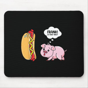 Sonne raus, Hot Dog Brötchen raus Lustige Wurst Bb Mousepad